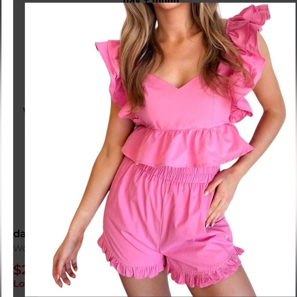 Pink Two Piece Set 🩷 M + L - Picture 1 of 14
